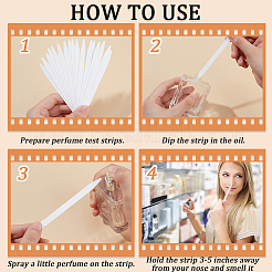 150 шт. 3 вида цветочных круглых тест-полосок для духов&nbsp;AJEW-CP0007-83