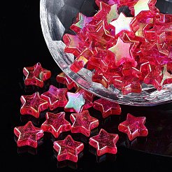 Экологичные прозрачные акриловые бусины&nbsp;TACR-YW0001-01E