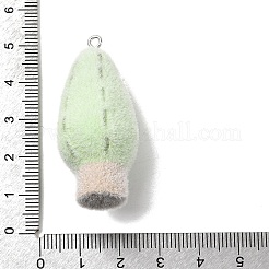 Pendentifs en résine opaque et floconneux&nbsp;LS-RESI-F062-02B