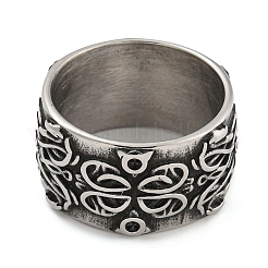 Ring aus Edelstahl 304&nbsp;RJEW-B055-03AS-10