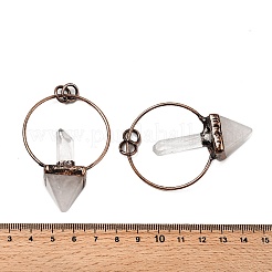 Большие подвески-пирамиды из натуральных смешанных драгоценных камней&nbsp;G-B149-03R