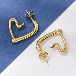 Серьги-гвоздики из нержавеющей стали 304 для женщин&nbsp;EJEW-L296-002G