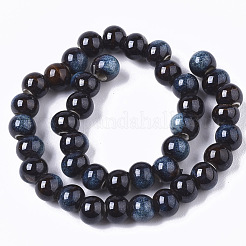 Фарфоровые бусины ручной работы&nbsp;PORC-S498-19B-05