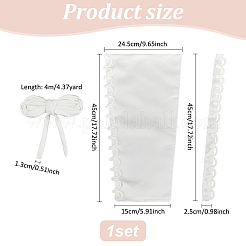 Атласный шнур из полиэстера&nbsp;DIY-WH0320-81