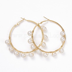 Set di orecchini a bottone con stella e luna e mezzo tondo&nbsp;EJEW-D277-02G