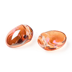 Прозрачные брызги окрашенные стеклянные подвески&nbsp;GLAA-R211-05-F03