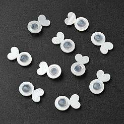 10 шт. акриловые и силиконовые ушные гайки&nbsp;SACR-YW0001-97