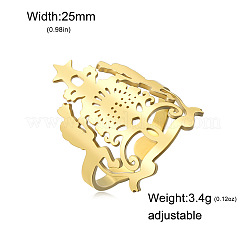 Offene Manschettenringe aus Edelstahl 304&nbsp;WG7AA3E-02