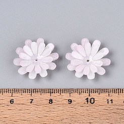 Capuchons de perles acryliques en forme de fleur&nbsp;SACR-T017-50C