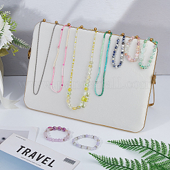 Подставки для ожерелий из цинкового сплава с наклонной спинкой&nbsp;NDIS-WH0010-29