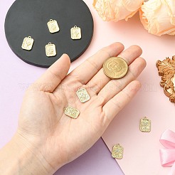 8 шт. 4 стиля латунные подвески с микропаве и кубическим цирконием&nbsp;KK-CJ0003-82