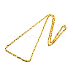 Collana alla moda in acciaio inossidabile 304 con catena a corda&nbsp;STAS-A028-N039-S
