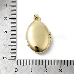 Латунные подвески с микропаве из прозрачного кубического циркония&nbsp;KK-L262-07G