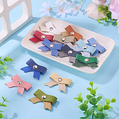 13 шт. 13-х цветные держатели для кабелей из искусственной кожи&nbsp;AJEW-TA0002-44