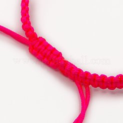 Création de bracelets de corde en nylon tressée&nbsp;AJEW-M001-09
