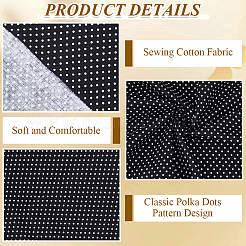 1 m de tissu en coton à pois&nbsp;DIY-CY0003-52B