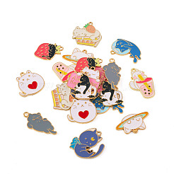 20 шт. двухцветные милые подвески из сплава&nbsp;ENAM-TA0001-91