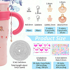 Kit fai da te per realizzare braccialetti e collane&nbsp;DIY-NB0010-45