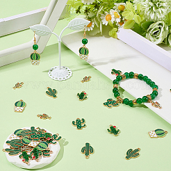 40pcs 5 styles de pendentifs en émail en alliage&nbsp;ENAM-BM0001-28