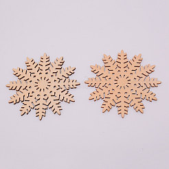 Pendentifs en boite&nbsp;WOOD-WH0108-34