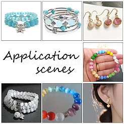 56 шт. 7-х цветные бусины из натурального селенита G-AR0005-54