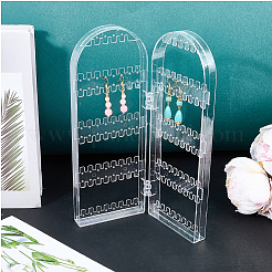 Ps пластиковые складные экраны для демонстрации сережек с 2 складной панелью&nbsp;ODIS-WH0043-142B-02