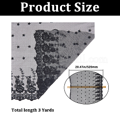 3 ярд полиэфирная вышивка цветок сетчатая ткань&nbsp;DIY-GF0011-37B