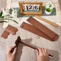 Espositore in legno a 2 piano per gioielli&nbsp;ODIS-WH20025-24A
