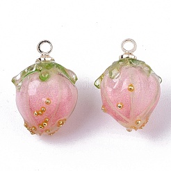 Подвески-цветы ручной работы из эпоксидной смолы&nbsp;KY-SZ0001-36D