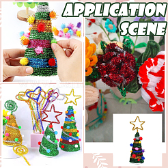 100шт 3-х цветные плюшевые палочки своими руками&nbsp;FEPA-SP0001-02