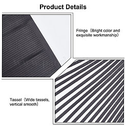 3 метр искусственной кожи с кисточками для отделки&nbsp;DIY-PH0010-44C-02