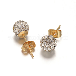Set di gioielli con collane e orecchini a tre livelli in acciaio inossidabile 304&nbsp;SJEW-M077-15G