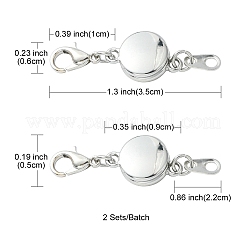 Сплав магнитные застежки&nbsp;LS-FIND-YW0002-09P