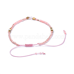 Verstellbarer Nylonfaden geflochtene Perlen Armbänder&nbsp;BJEW-JB04379-03