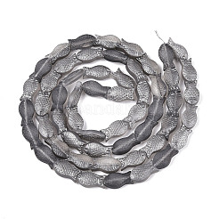 Mattierte Glasperlen Stränge&nbsp;GLAA-T023-40C-01