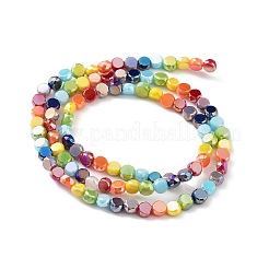 Perles en verre electroplate&nbsp;X-EGLA-P056-01B