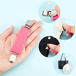 Ahademaker 6 шт. 6 цвета полиэстер ремешок держатели листов&nbsp;AJEW-GA0004-74