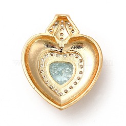 Подвески из латуни и страз KK-H438-07G-02