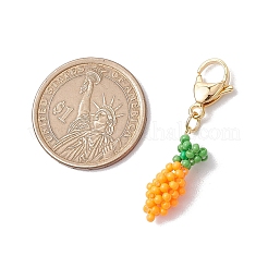 Decorazioni pendenti con perline di semi di vetro&nbsp;HJEW-MZ00141-01