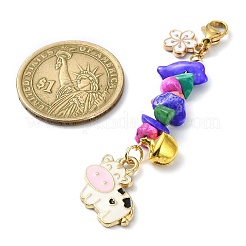 Подвески из эмали из коровьего сплава&nbsp;HJEW-JM01771