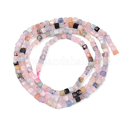 Природные морганит нитей бисера&nbsp;LS-G-L628-D04-2x2mm