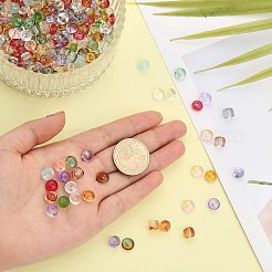 280шт 14 стильные прозрачные стеклянные бусины&nbsp;GLAA-CA0001-49