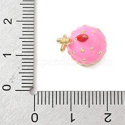 Латунь эмаль подвески&nbsp;X-KK-L239-045G-02