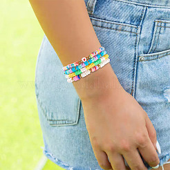 10 нитка 10 цвета бусины из полимерной глины ручной работы&nbsp;CLAY-TA0001-54