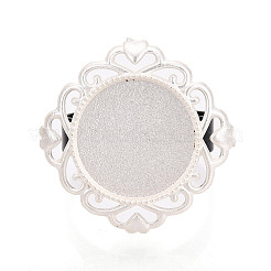 Основание из сплава с ромбовидной оправой и железом с вращающимся подносом&nbsp;MAK-T012-02S