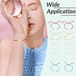 20 Stück 5 Farben Polyesterschnur geflochtene Armbandherstellung&nbsp;AJEW-TA00046