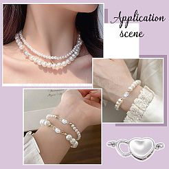 1 шт. застежки-коробочки из стерлингового серебра&nbsp;STER-GO0001-70B