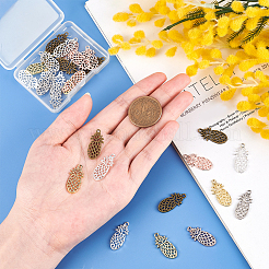 Подвески с открытой спиной в виде котенка из полого сплава&nbsp;PALLOY-OC0002-65-RS