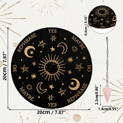 Ahademaker 1 шт. конус/шип/маятник подвески из натурального розового кварца&nbsp;DIY-GA0004-32B