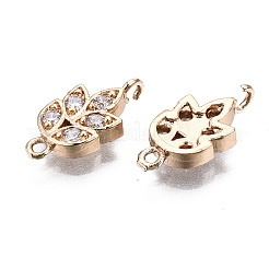 Латунные соединители с прозрачным кубическим цирконием&nbsp;LS-X-KK-S359-157-RS